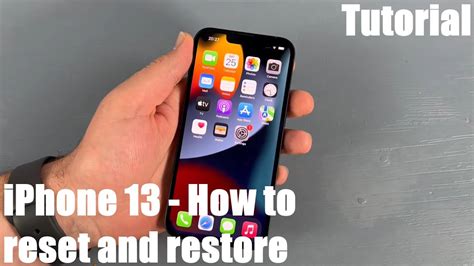How To Reset And Restore Your Apple IPhone 13 For Selling Right And