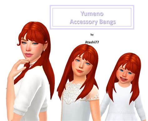 Accessory Bangs Sims 4 Cc Alltypesofvans