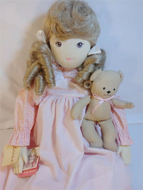 1985 Goldilocks Doll By Pauline 24 Tall W Teddy Bear Vintage Bjonness