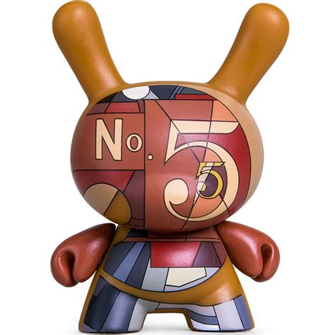 The Met Showpiece Demuth I Saw The Figure 5 In Gold 3 Inch Dunny Vinyl