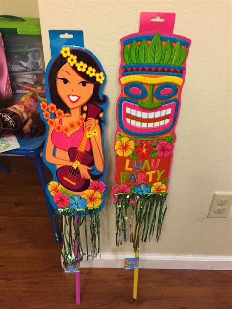 For a birthday, barbecue, gala or even a wedding, nothing says aloha to a great time like a luau party created with the great supplies, decorations, tableware and favors at stumps party. Luau yard signs for my son & daughter's b-day party. I was ...