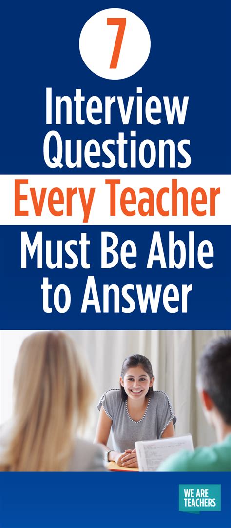 20 Interview Questions Every Teacher Must Be Able To Answer Teacher