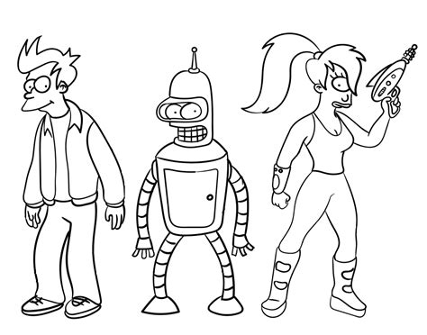 Fry De Futurama Para Colorear Imprimir E Dibujar Dibujos Colorear Com Porn Sex Picture