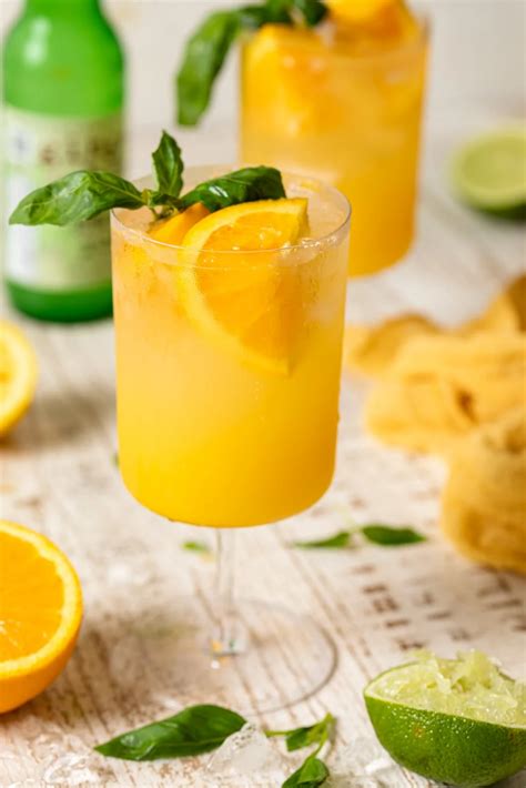 Orange Crush Mocktail With Basil Artofit