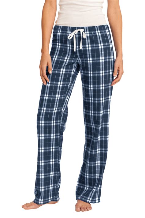 District Womens Flannel Plaid Pajama Pants Queensboro