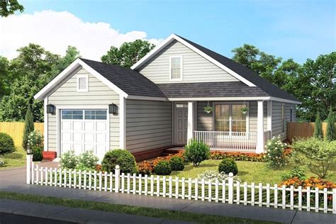 Calculate costs of labor, materials, plans and more. House Plan 4848-00351 - Bungalow Plan: 1,284 Square Feet ...