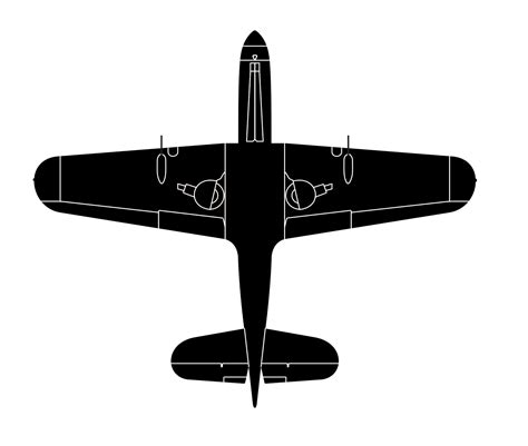 Ww2 Plane Silhouette At Getdrawings Free Download