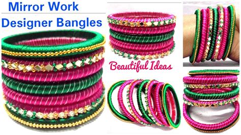 Diyhow To Make Silk Thread Designer Banglesmirror Work Designer