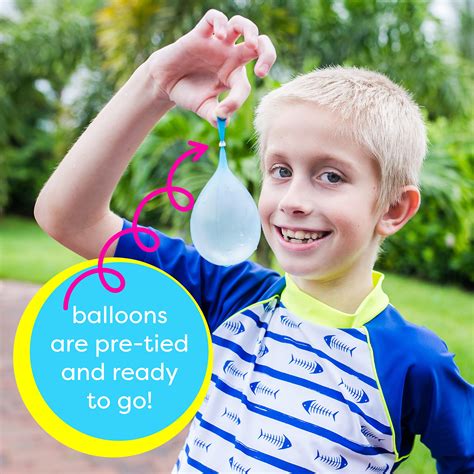 Toyzabo Water Balloons Quick Fill Bunch Of Water Balloons Bulk Water