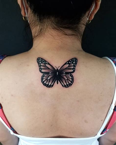 A small cute startling butterfly is styled on the sleeves lending a classy appearance to wearer look. Top 51+ Best Black Butterfly Tattoo Ideas - 2021 Inspiration Guide