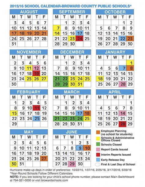 Broward County Calendar 2022 23 Printable Word Searches