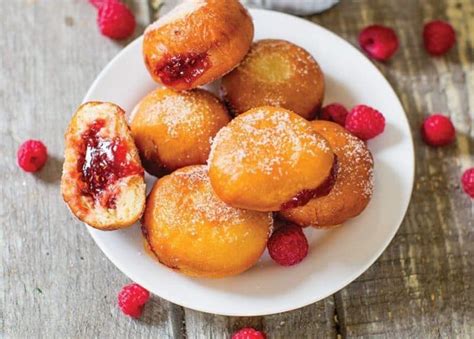 Zingy Raspberry Doughnuts Recipe Cottage Delight