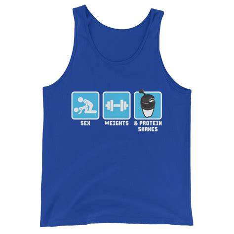 Sex Weights Protein Shakes Funny T Bodybuilding Etsy Uk