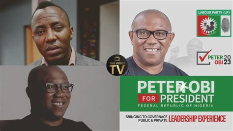 Sowore Is Jealous Of Peter Obi Nigerians React To Sowore Attack On