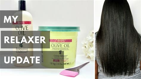 My Quick Relaxer Update Relaxed Hair Youtube