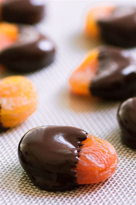 Dark Chocolate Dipped Apricots This Healthy Homemade Candy Is A Quick