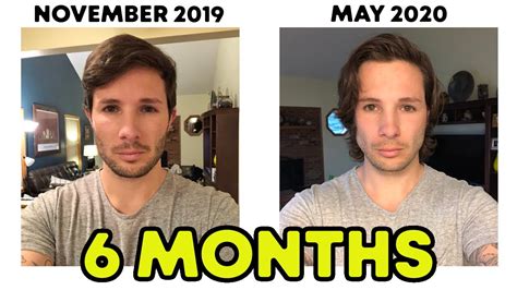 Hair Growth Time Lapse 6 Months No Haircuts For 6 Months Mens