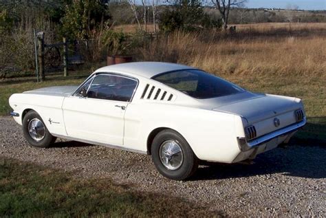 Wimbledon White 1965 Ford Mustang Fastback