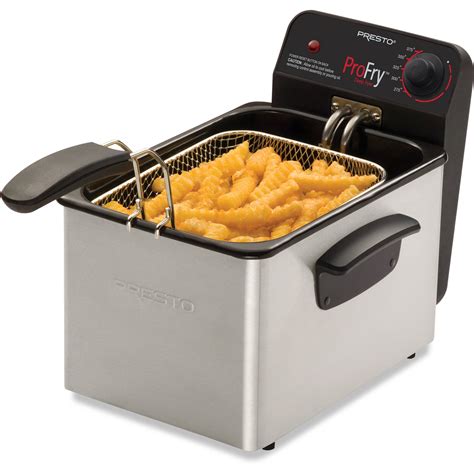 fryer deep walmart presto element profry stainless steel electric immersion skillet fry upc baby pro