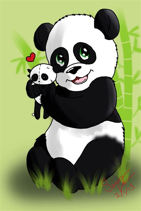 Commission Panda Hugs By Avi The Avenger On Deviantart