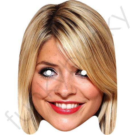 Holly Willoughby Mask Funkybunky Personalised And Celebrity Face Masks Next Day Delivery