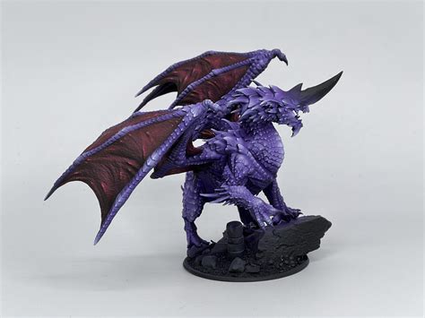 How To Paint Purple Dragon Miniature Part 1