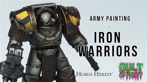 How To Paint Iron Warriors Space Marines For The Horus Heresy And