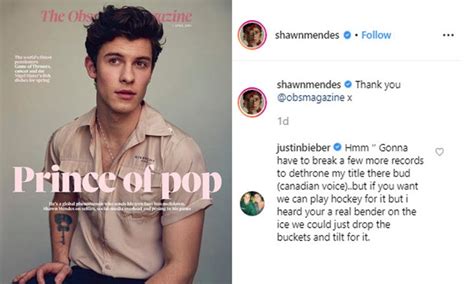 justin bieber says shawn mendes has to break a few more records for ‘prince of pop title