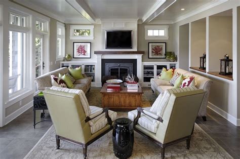 Save pin it see more images. How to Arrange a Living Room with a Fireplace | InStyle.com