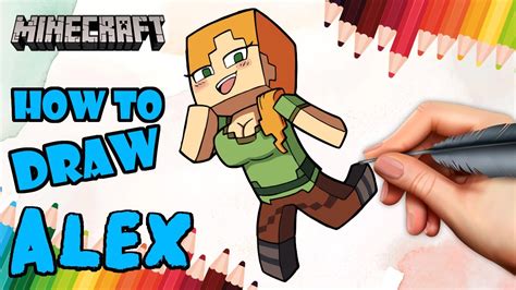 How To Draw Alex Minecraft Drawing Alex Minecraft 1 Youtube