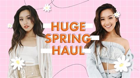 spring try on clothing haul 2018 youtube