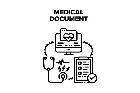 Medical Document Vector Concept Color Illustration By Pikepicture