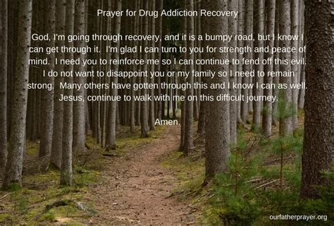 Prayers For Drug Addiction Recovery And Recovering Alcoholics
