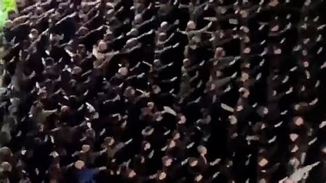Watch Hundreds Of People Give Nazi Salute At Rally In Chilling Scenes
