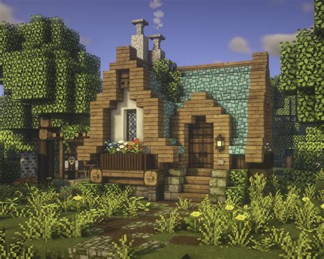 A Cute Fantasy Cottage I Made Rminecraftbuilds
