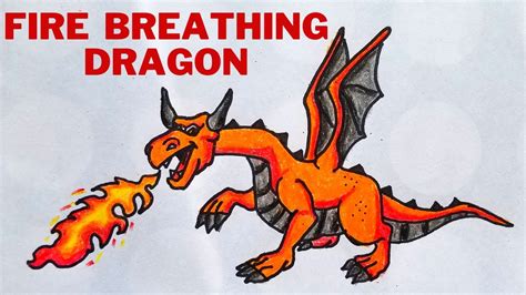 Cool Dragon Breathing Fire Drawing Free Pictures Of Dragons Breathing