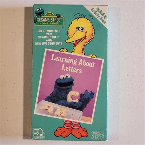 Sesame Street Learning About Letters Vhs 1986 My Sesame Street Home
