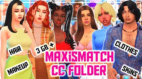 Items Gb Maxismatch Cc Folder The Sims Youtube