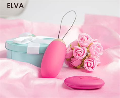 Svakom Elva Waterproof Bullet Wand Massager Remote Control Vibrating Egg For Women Red Color