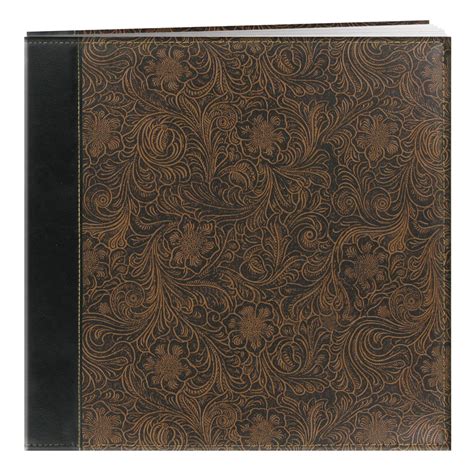 Buy Pioneer 12 Inch By 12 Inch Postbound Embossed Sewn Leatherette Cover Memory Book Online At
