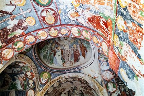 Affresco In El Nazar Cappadocia Turchia Della Chiesa Ortodossa Della