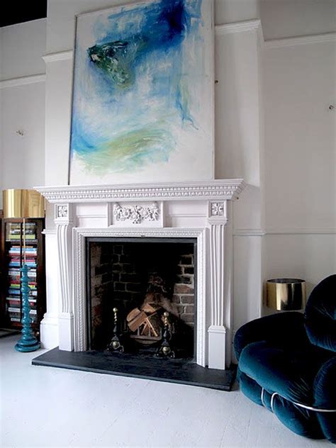 Painting Of A Fireplace Diy