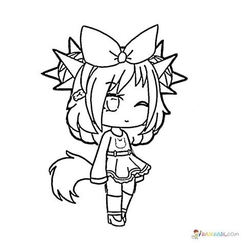 Gacha Life Coloring Pages Unique Collection Print For Free Coloring
