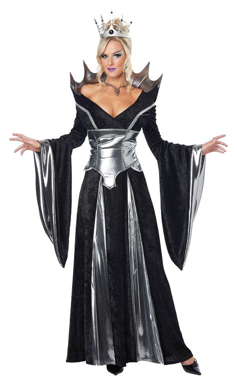 California Costumes Womens Malevolent Queen Costume Blacksilver Large
