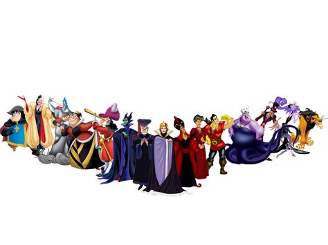 Disney Villain Line Up Disney Princess Fan Art 30603536 Fanpop