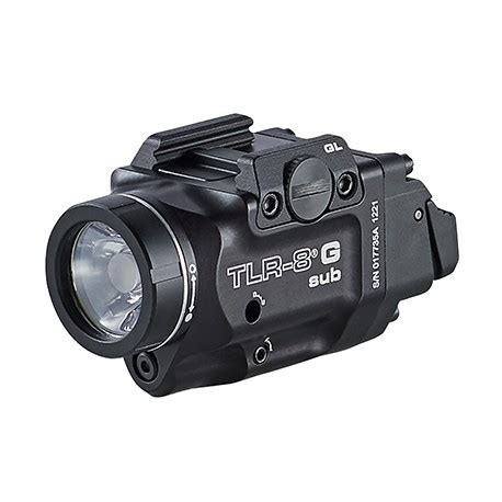 Lampe Tactique Tlr Sub Pour Hellcat Streamlight Laser Rouge Conditions Extremes