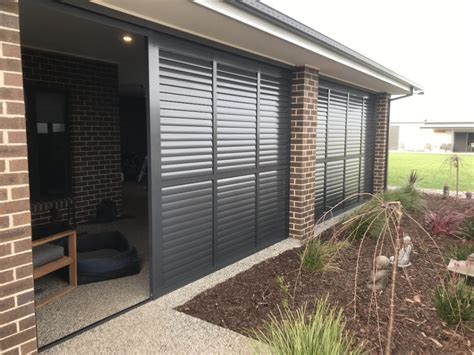 Suppliers and manufacturers of all types of blinds and new plantation shutters at competitive prices. Outdoor Aluminium Plantation Shutters - Clarks Blinds and ...