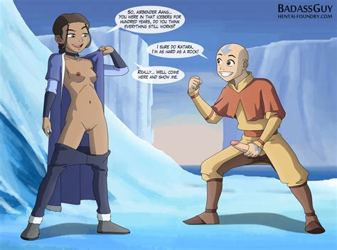 Rule 34 1boy 1girls Aang Avatar The Last Airbender Badassguy Breasts