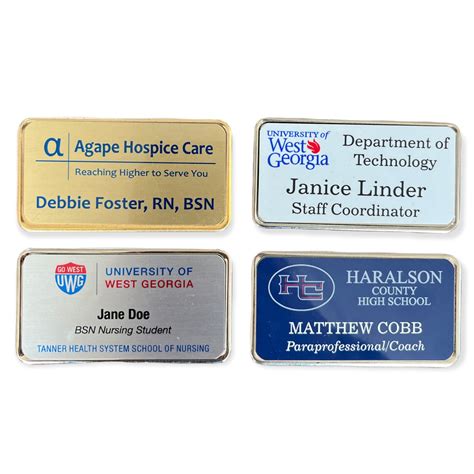 Custom Name Badges Metal Frame Name Badges Personalized Badges