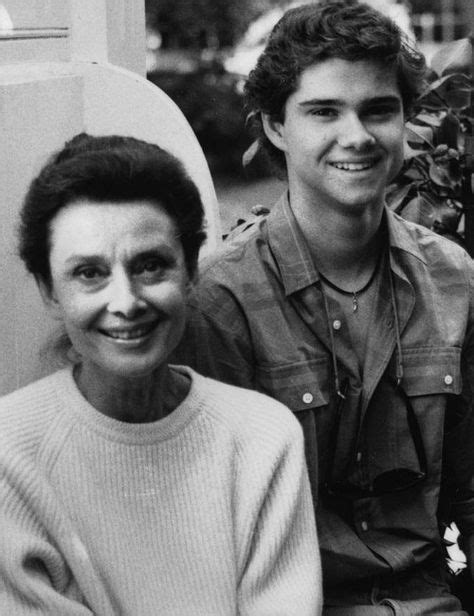 Audrey Hepburn With Her Son Luca Dotti At Connie Walds House In Beverly Hills Photographed By